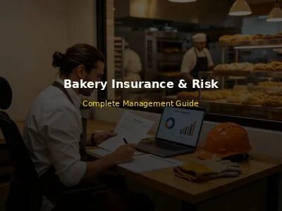 Bakery owner look overing insurance documents and risk management plans in bakery office
