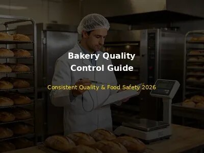 Bakery quality control - checkor checking fresh bread with thermometer and digital scale in commercial bakery