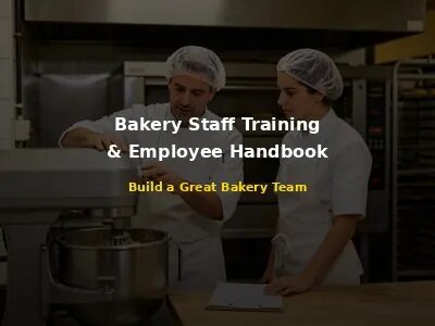 Bakery manager training new employee on commercial dough mixer in modern bakery kitchen with training manual and clipboard on wooden table
