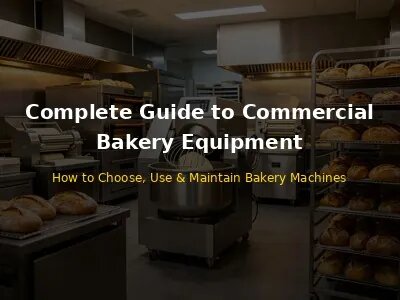professional bakery machinery guide - dough portioning machine, spiral dough mixer, rotary rack oven