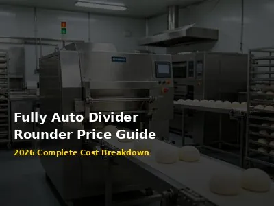 Fully Automatic Dough Divider Rounder Price Guide 2026 Complete Cost Breakdown