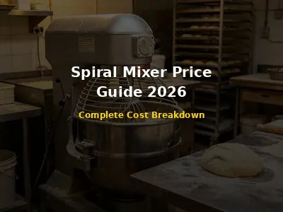 Spiral Mixer Price Guide 2026 Complete Cost Breakdown