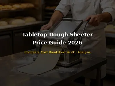 Tabletop Dough Sheeter Price Guide 2026 Complete Cost Breakdown
