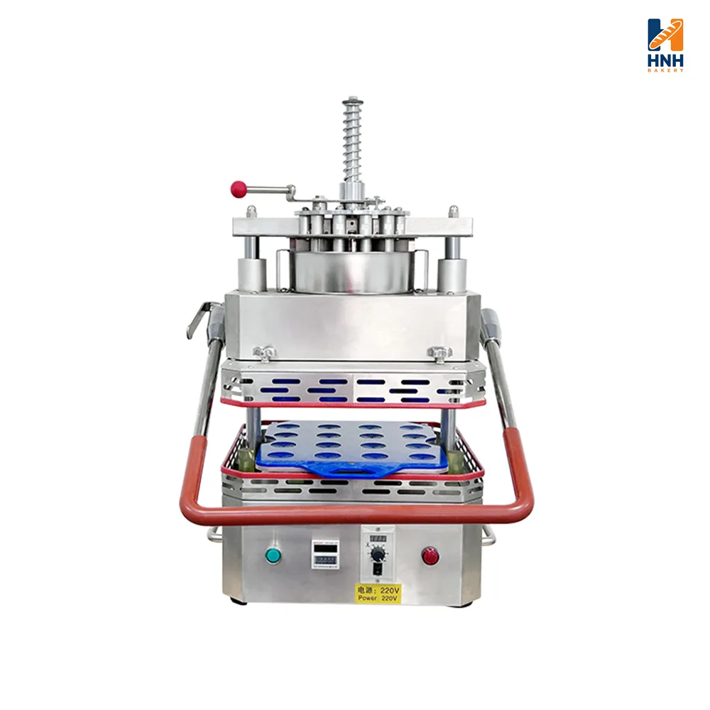 Tabletop dough divider and rounder machine for small bakeries